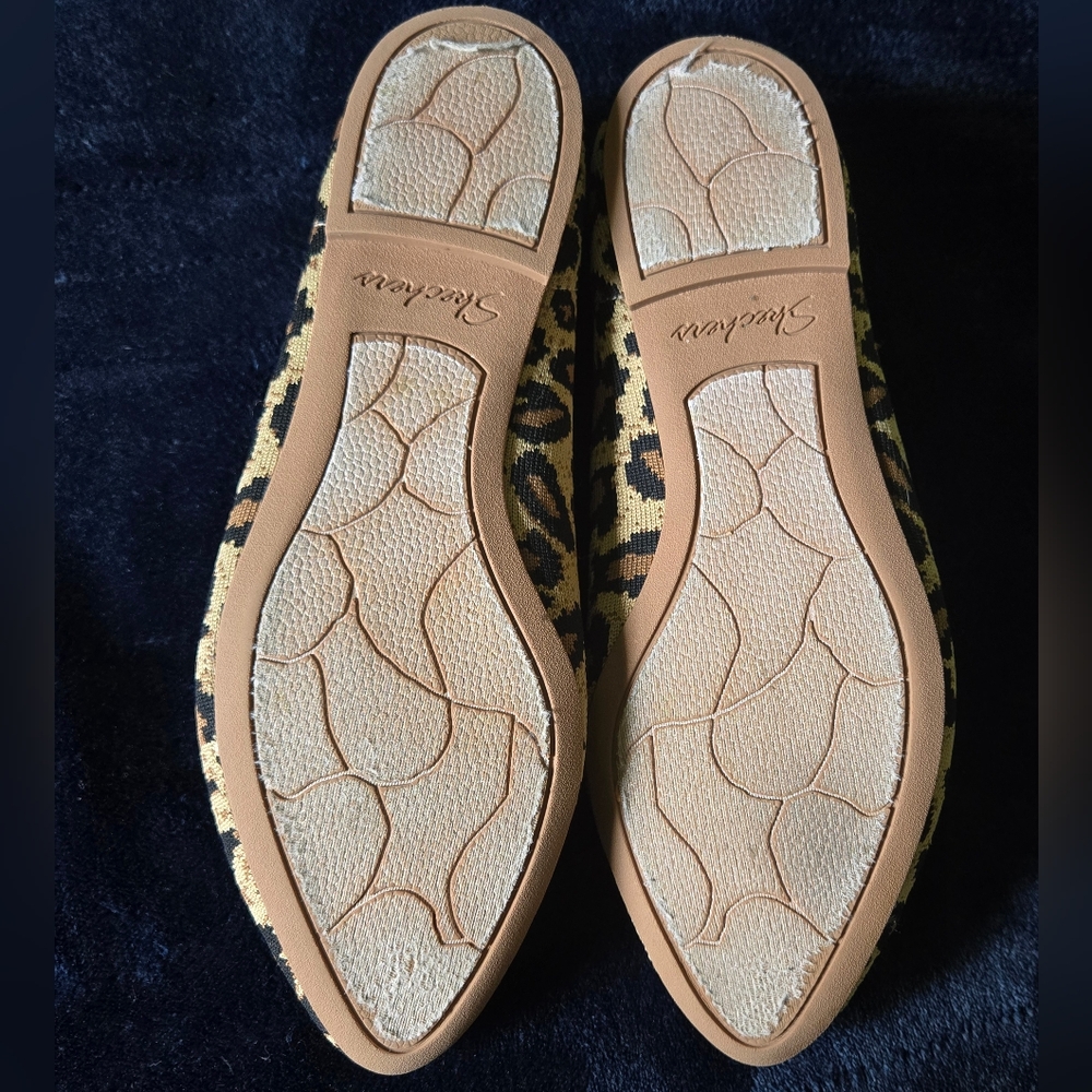 Skechers Cleo Claw-some Animal Leopard Print Flats Size 10M - Picture 6 of 7